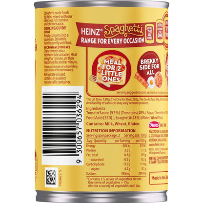 Heinz Extra Cheesy Canned Spaghetti Pasta 300g