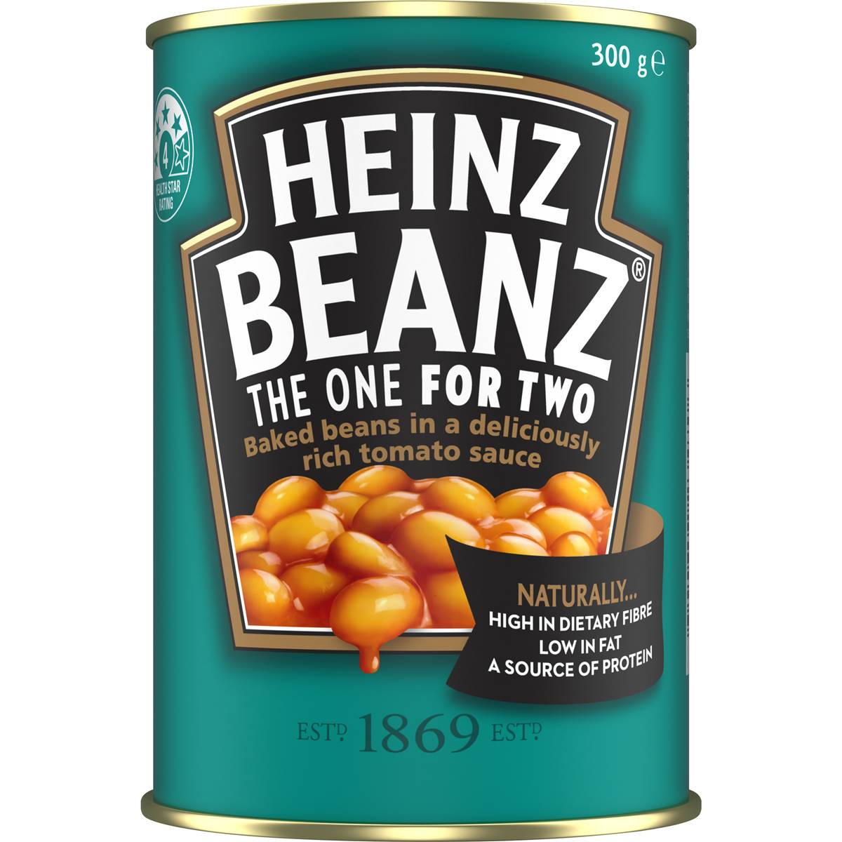 Heinz Beanz Canned Baked Beans In Tomato Sauce 300g