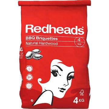 Redheads Classic Bbq Briquettes 4kg