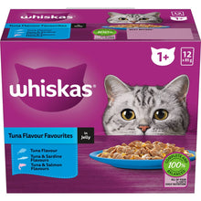 Whiskas Adult 1 + Years Wet Cat Food Tuna Favourites In Jelly 85g x 12 pack