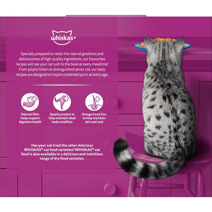 Whiskas Adult 1 + Years Wet Cat Food Tuna Favourites In Jelly 85g x 12 pack