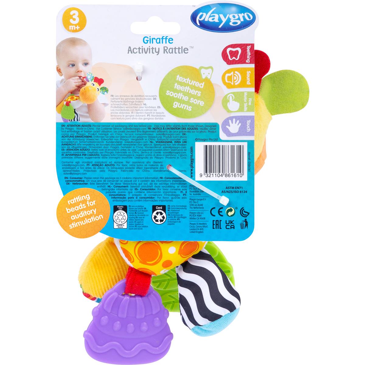 Playgro Activity Rattle Each
