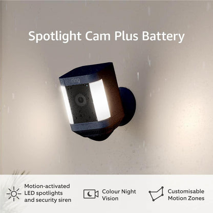 Ring Spotlight Cam Plus Battery (Black)