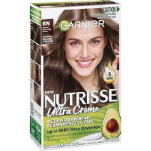 Garnier Nutrisse Hair Colour 6N Nude Light Brown each
