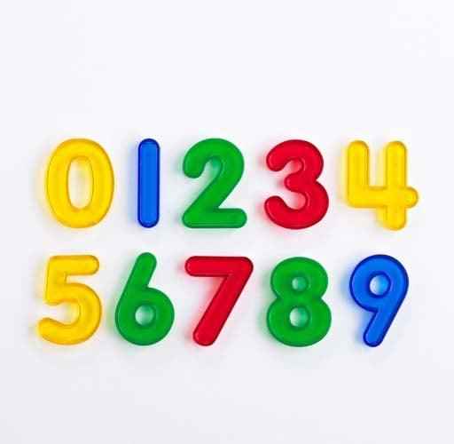 Transparent Numbers 10 Piece Set Playdough Sand Toys Sensory Toys Early Math Games for Kids Cognitive STEM Toys 3yrs+