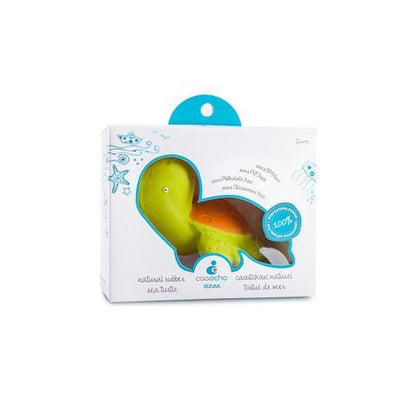 CaaOcho Natural Rubber Bath Sea Turtle Ocean Baby Bath Toys Baby Gifts Idea Best Seller 0m+