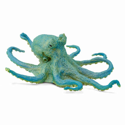 Blue Octopus Figurine by Safari Ltd Sea Life Collection Animal Figurines 3yrs+