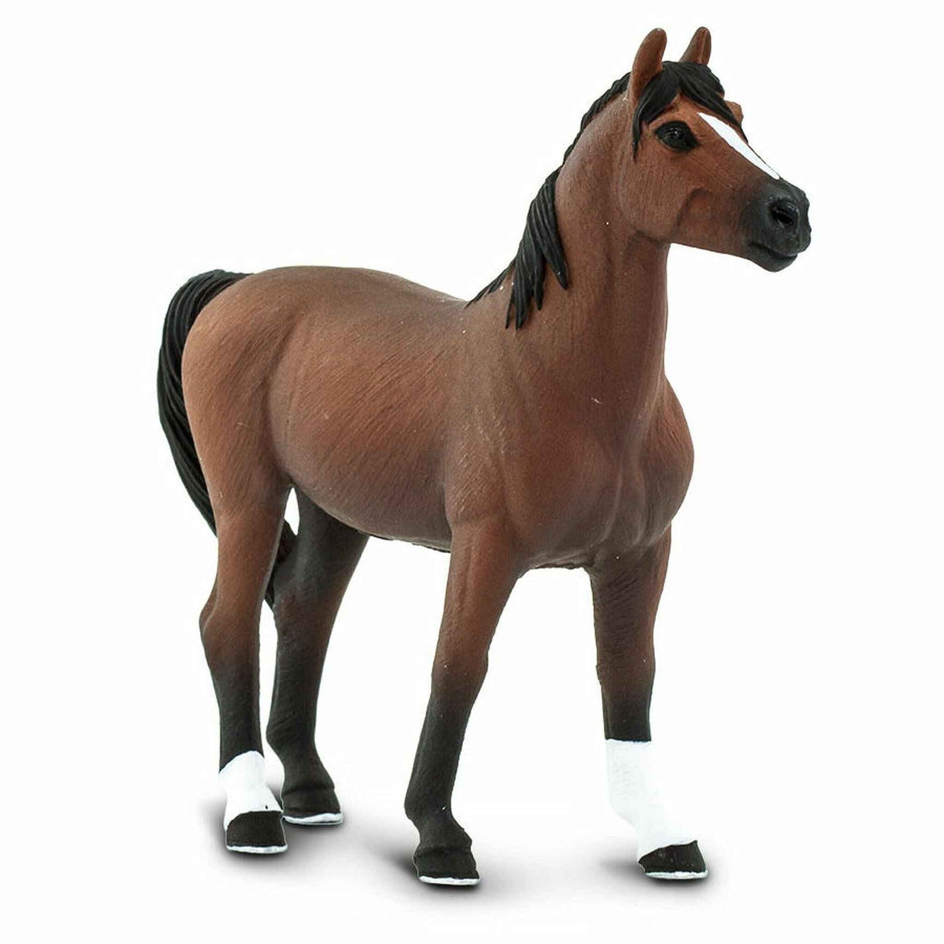 Morgan Stallion Horse Figurine by Safari Ltd Farm Collection Animal Figurines 3yrs+