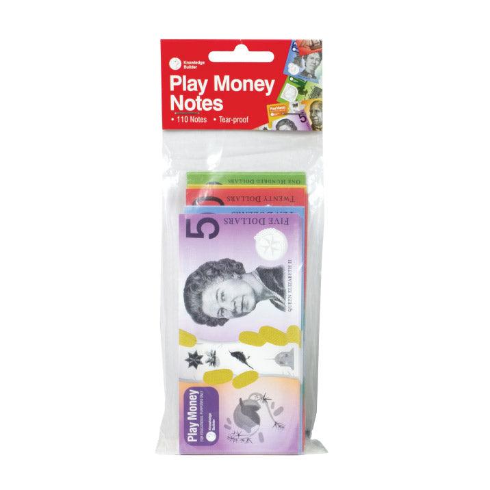 Tear Proof Play Money Notes Realistic synthetic paper 110p Fake Money By Knowledge Builder Math STEM  Range Math Games for Kids Best Seller Most Loved in Store 3yrs+