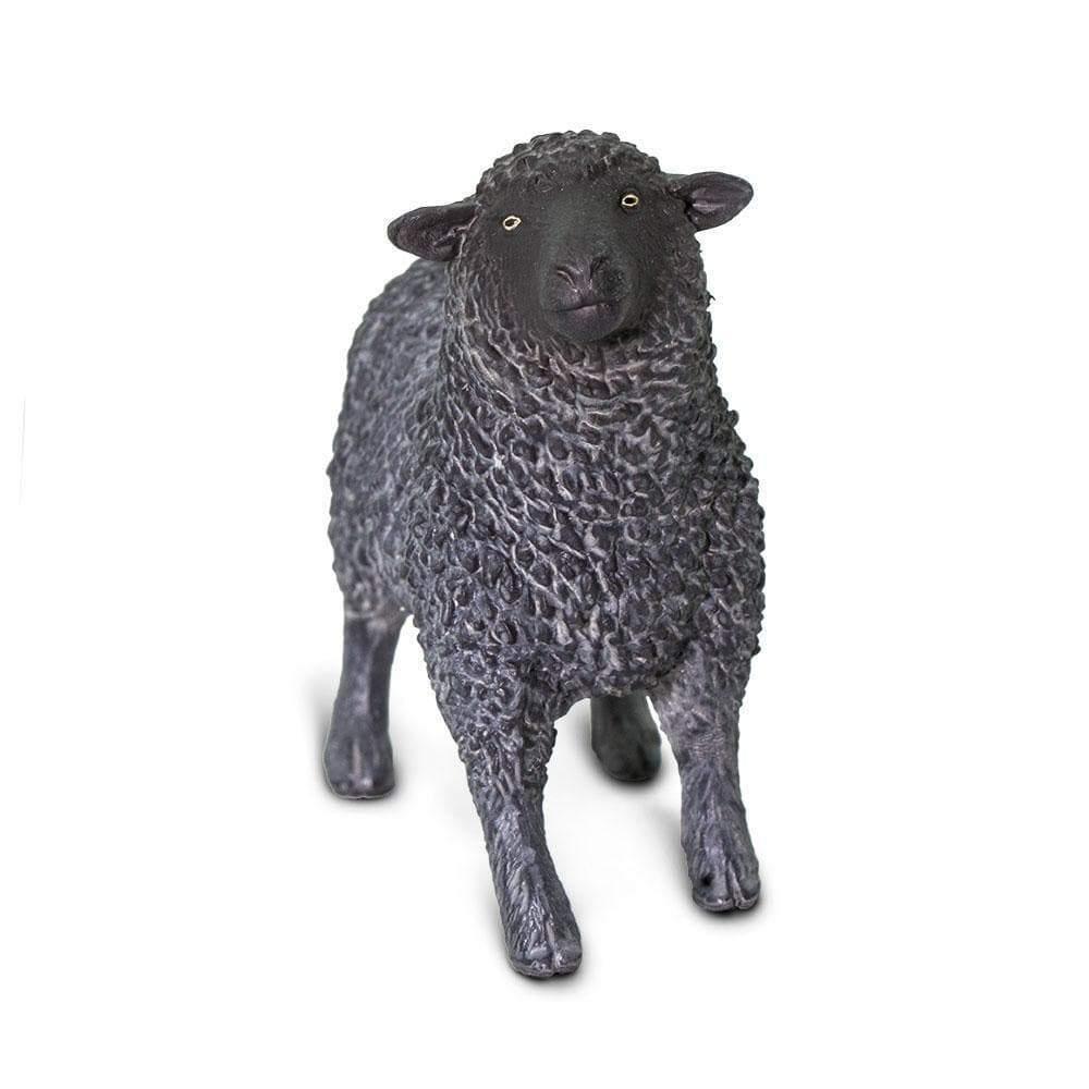Black Sheep Figurine by Safari Ltd Farm Collection Animal Figurines 3yrs+