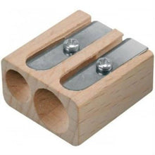 Lyra Twin Hole Wooden Pencil Sharpener Stationary Art and craft for kids 3yrs+
