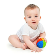 CaaOcho Natural Rubber Rainbow Sensory Ball Small 8cm Baby Bath Toys Baby Gifts Idea Best Seller 3m+