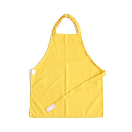 Montessori Waterproof Apron Play Kitchen Yellow Practical Life Materials