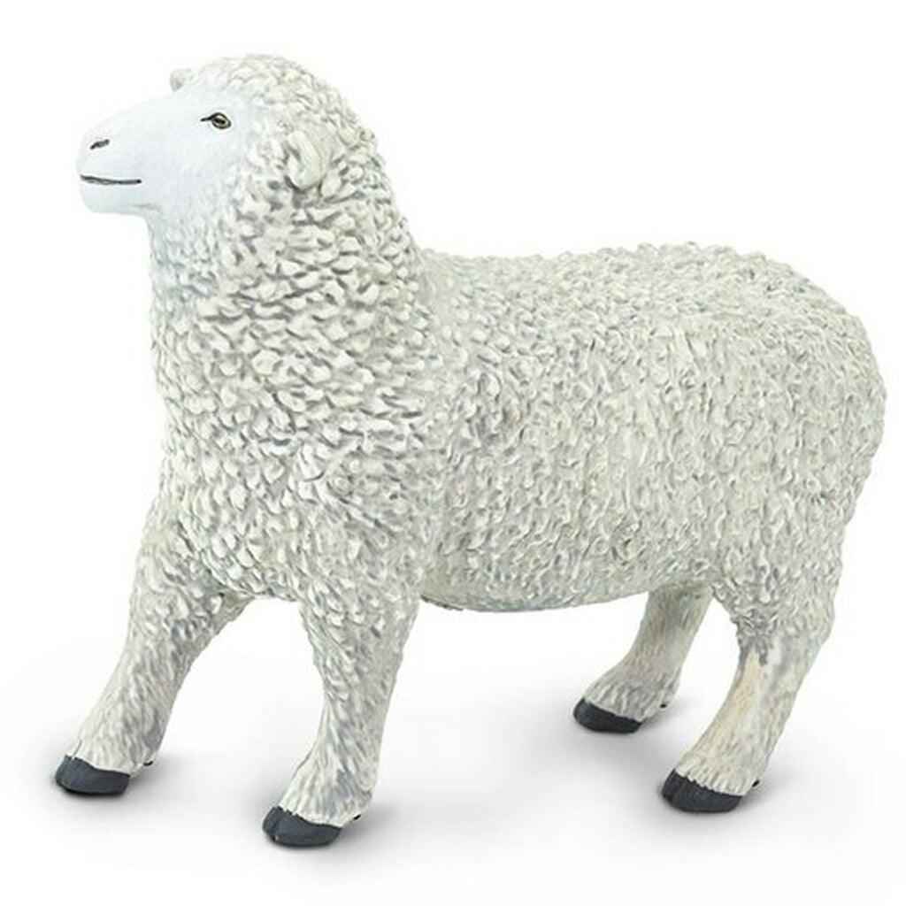 Sheep Figurine by Safari Ltd Farm Collection Animal Figurines 3yrs+
