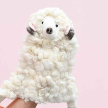 Tara Treasures Felt Lamb Hand Puppet Pretend & Imaginative Play Farm Animal Toys Retired 3yrs+