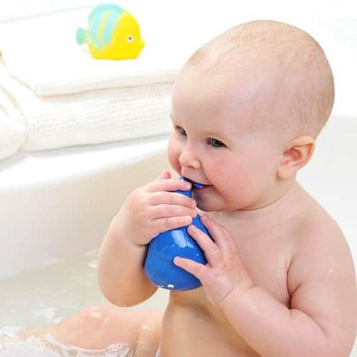CaaOcho Natural Rubber Blue Whale Ocean Baby Bath Toys Baby Gifts Idea 0m+