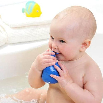 CaaOcho Natural Rubber Blue Whale Ocean Baby Bath Toys Baby Gifts Idea 0m+