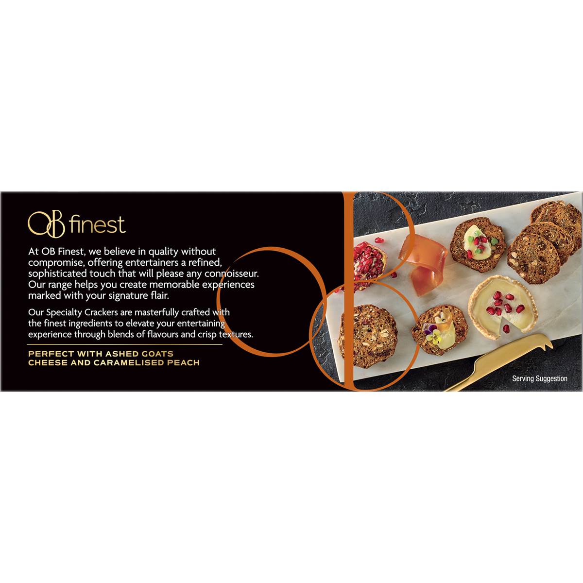 OB Finest Speciality Crackers Apricot & Macadamia 150g