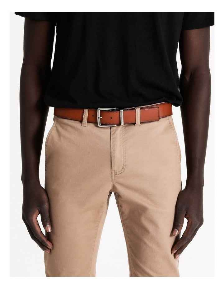 Textured Black Reversible Belt