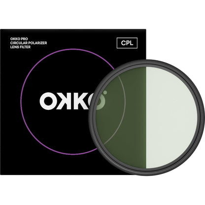 OKKO Pro CPL Circular Polarizer Lens Filter (82mm)