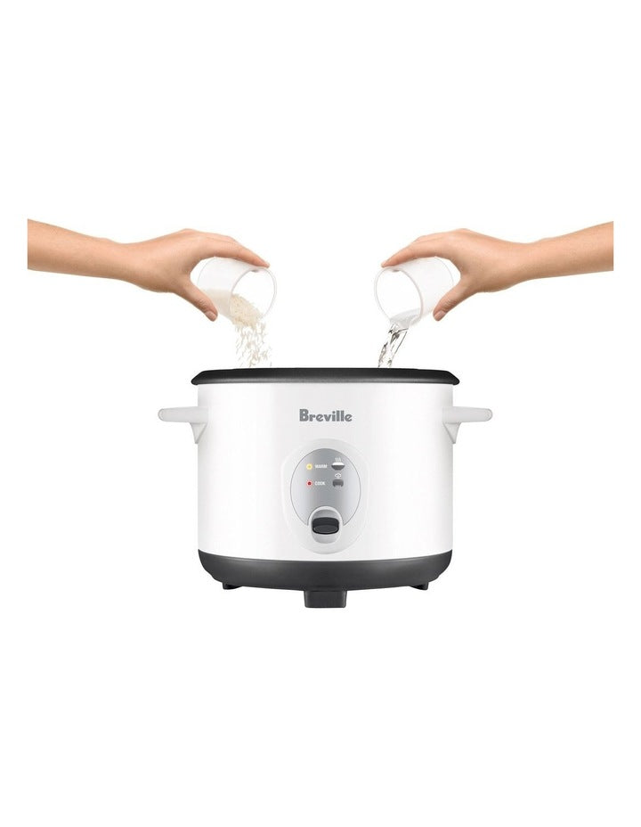 The Set And Serve Rice Cooker White LRC210WHT2JAN1 in White
