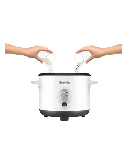 The Set And Serve Rice Cooker White LRC210WHT2JAN1 in White