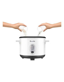 The Set And Serve Rice Cooker White LRC210WHT2JAN1 in White