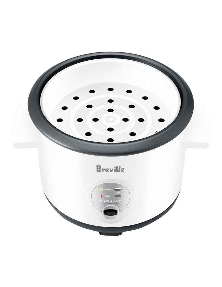 The Set And Serve Rice Cooker White LRC210WHT2JAN1 in White