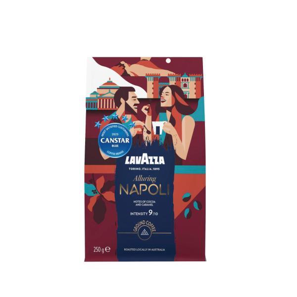 LAVAZZA TALES OF ITALY NAPOLI GROUND COFFEE 250G