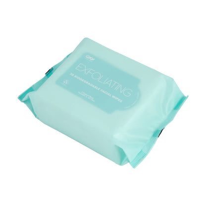 OXX Skincare 30 Pack Exfoliating Biodegradable Facial Wipes