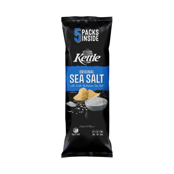 KETTLE POTATO CHIPS MULTIPACK SEA SALT 5PACK