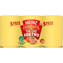 Heinz Spaghetti Tomato & Cheese Pasta Tin Spaghetti Multipack 300g x3 Pack