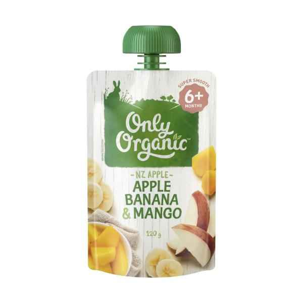 Apple- Banana & Mango 6+ Months Pouch