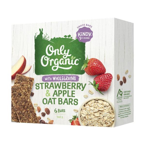 Kindy Strawberry & Apple Oat Bars
