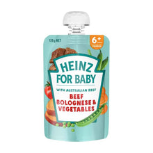 HEINZ BEEF BOLOGNESE & VEGETABLES 6+ MONTHS POUCH 120G
