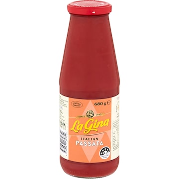 La Gina Italian Tomato Paste Passata 680g