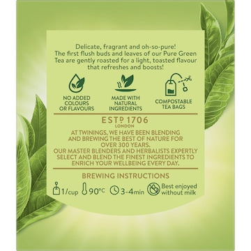 Twinings Green Tea Bags 15g x 10 pack