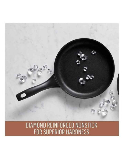 Per Domani Nonstick Induction Covered Deep Skillet 28cm