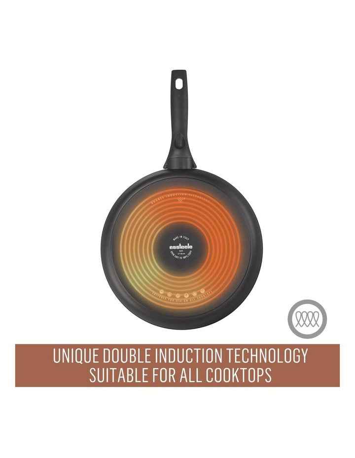 Per Domani Nonstick Induction Covered Deep Skillet 28cm