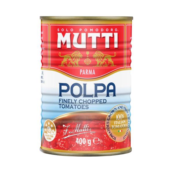 MUTTI POLPA TOMATOES FINELY CHOPPED 400:G