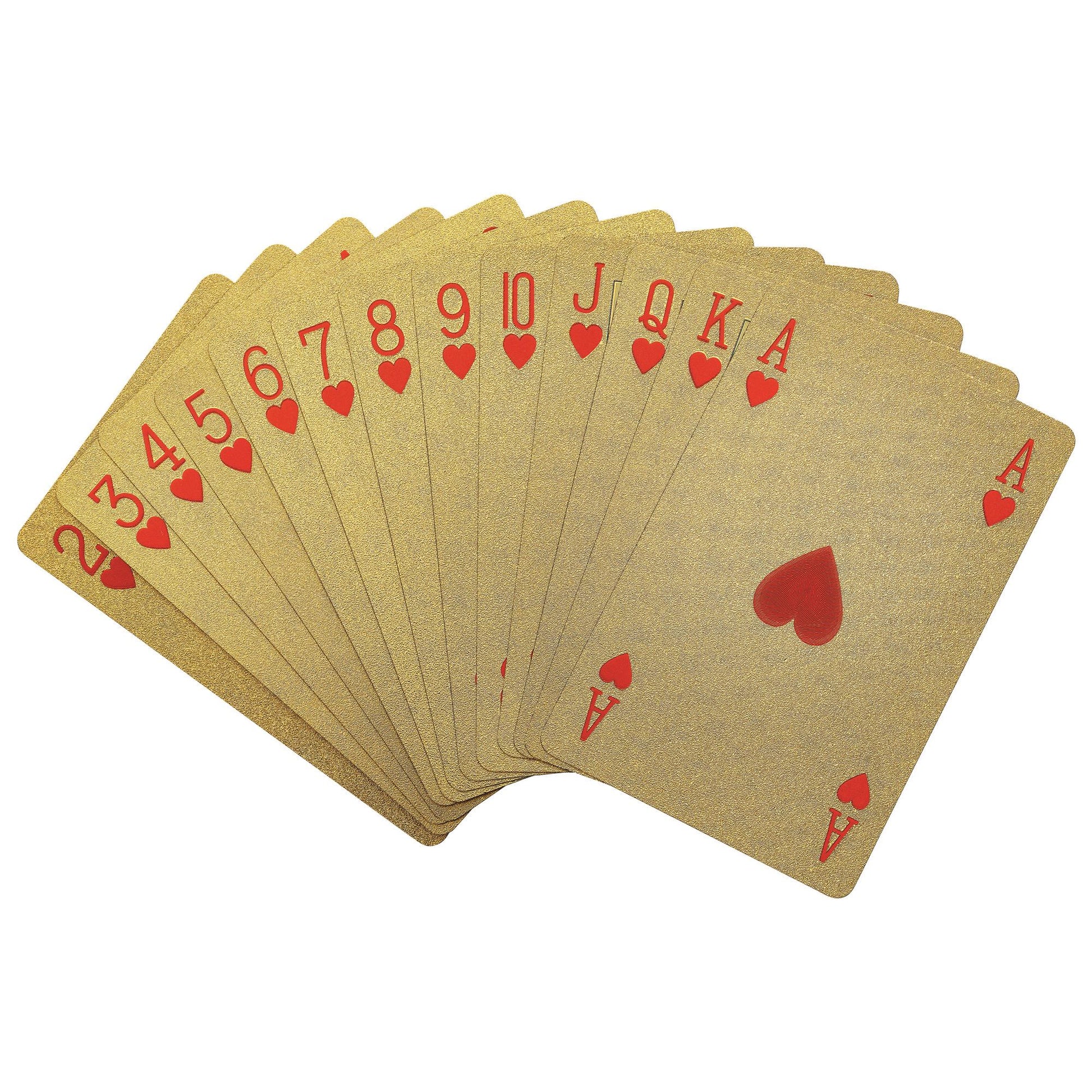 Classic Gold Number 1 Playing Cards
