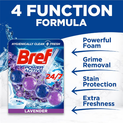 Bref Power Active Toilet Cleaner Lavendar 50g
