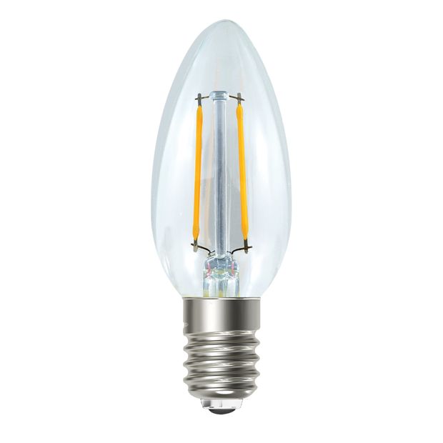 Mirabella Filament LED 2W E14 Small Edison Screw Light Bulb - Clear Warm White