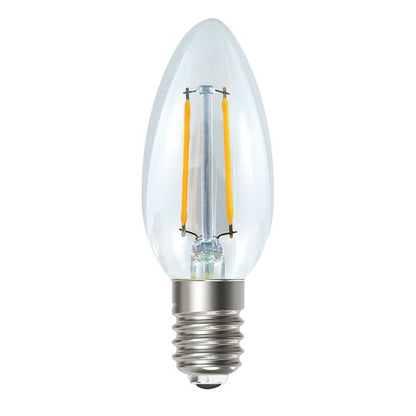 Mirabella Filament LED 2W E14 Small Edison Screw Light Bulb - Clear Warm White
