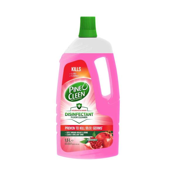 PINE O CLEEN DISINFECTANT FLOOR CLEANER POMEGRANATE 1.5L