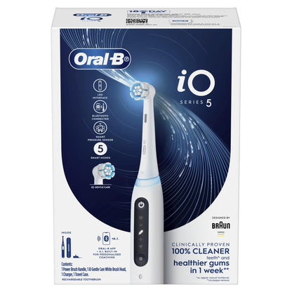 Oral-B iO Series 5 Electric Toothbrush (Alabaster White)