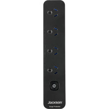 Jackson Surge Protected Board w/ 4 x Power Socket Outlets (Value Twin Pack)