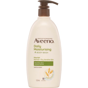 Aveeno Daily Moisturising Body Wash Light Fragrance Sensitive Skin 532mL
