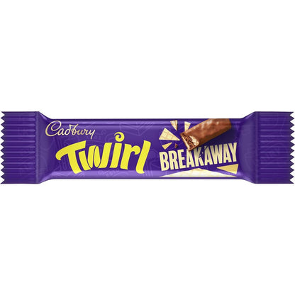 Cadbury Twirl Halloween Chocolate Breakaway Mini Bars 12 Pack 120g