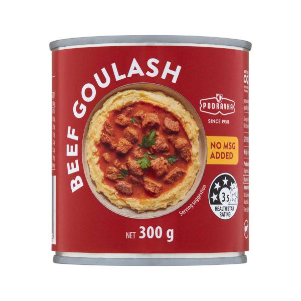 PODRAVKA CANNED MEAL:GOULASH:.:300 GRAM